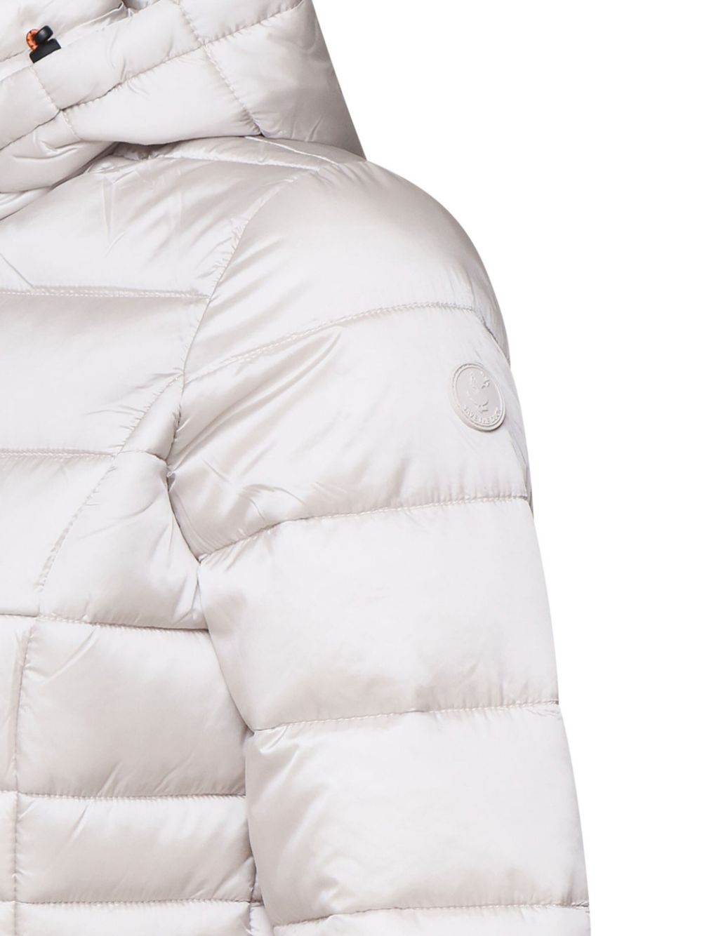 manteau matelassé avec patch logo