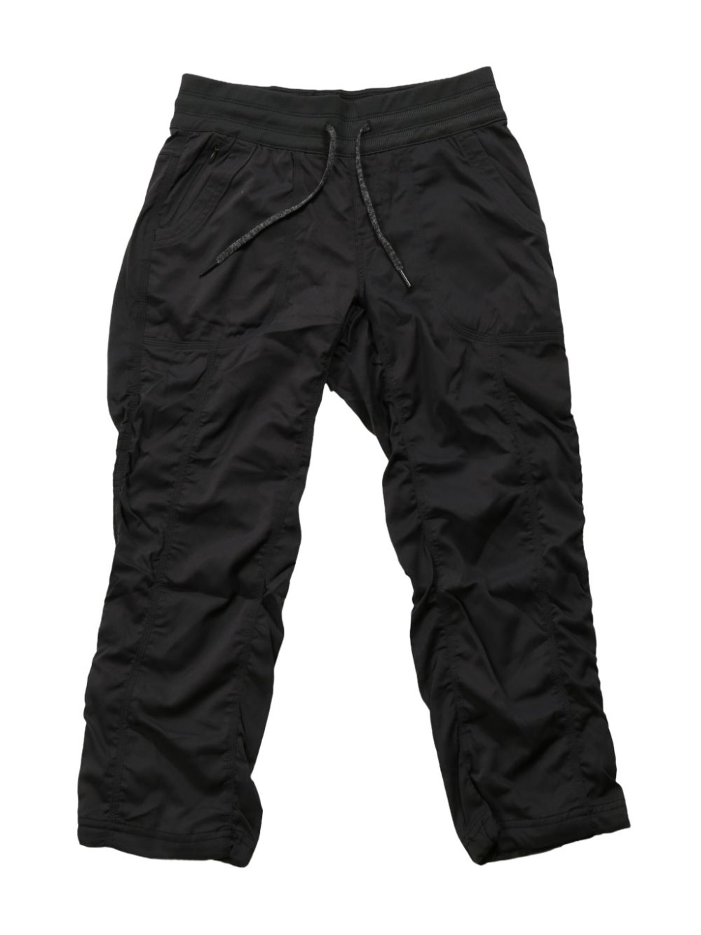 crinkled track pants