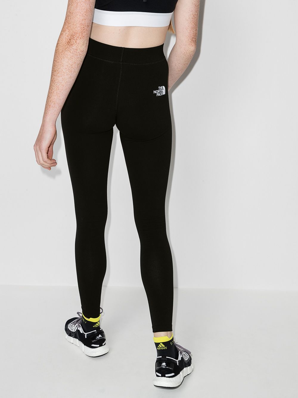 logo-print performance leggings