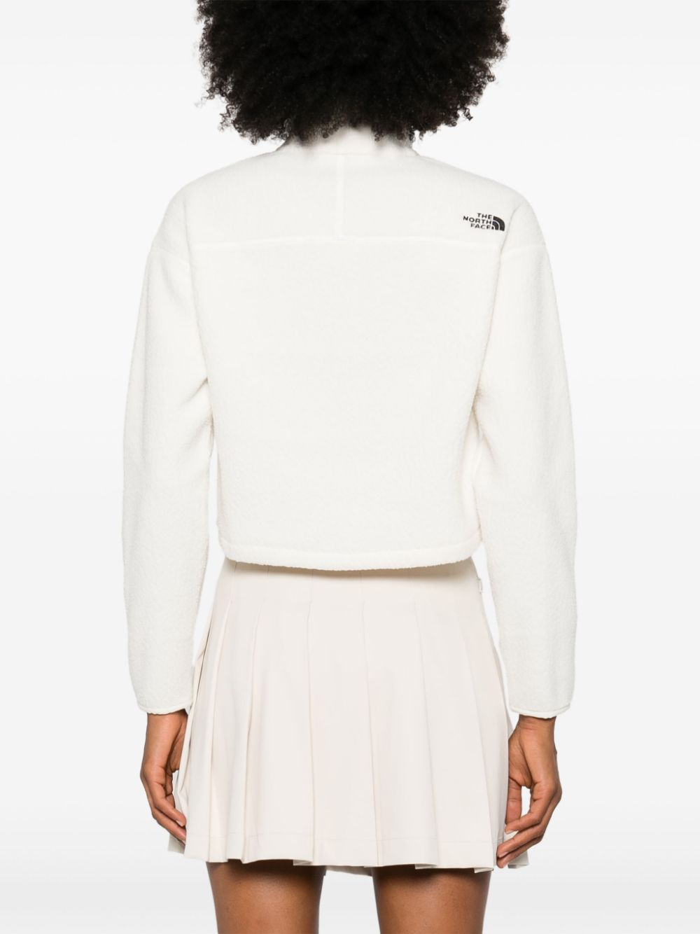 Cropped High Pile Fleece sweatshirt