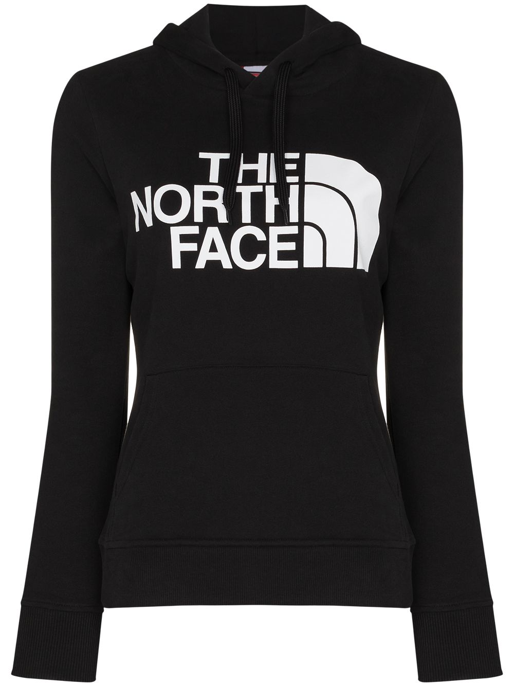 logo-print drawstring hoodie