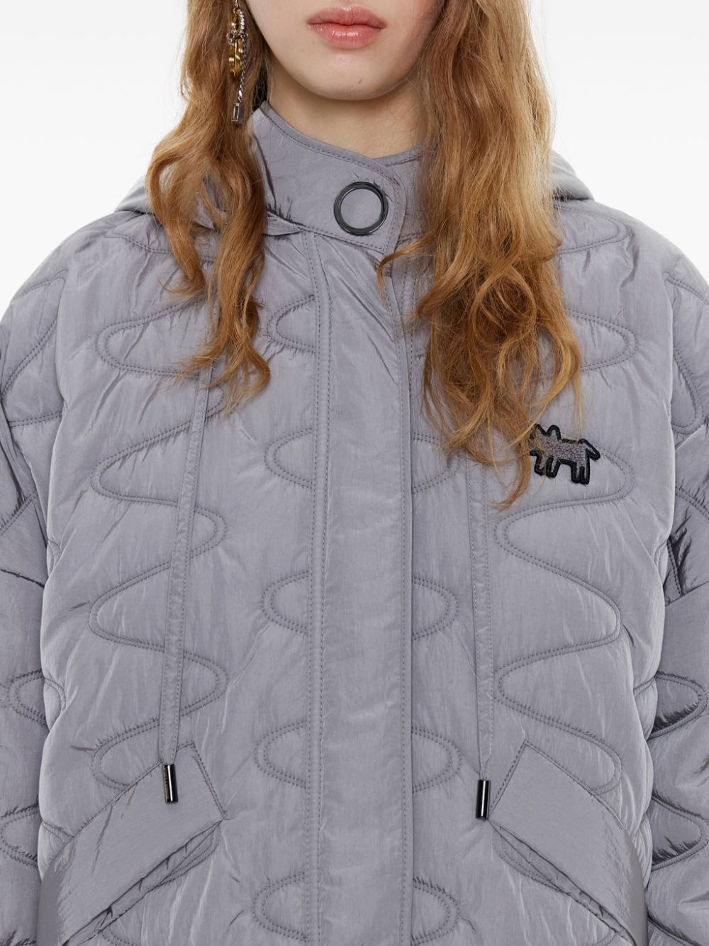 logo patch coat