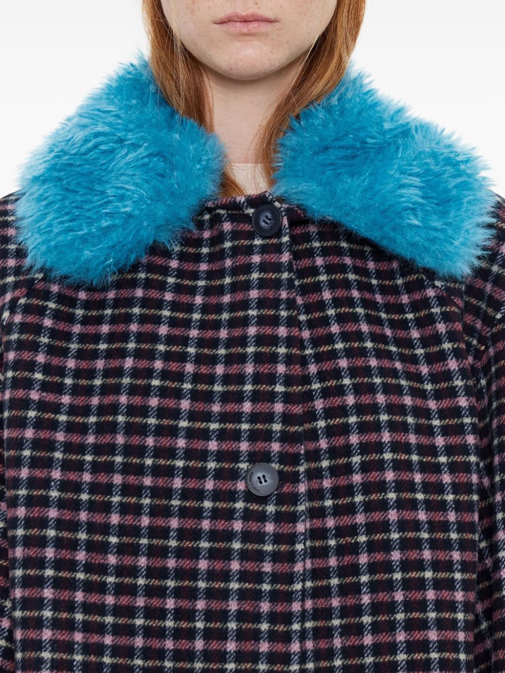 manteau à carreaux