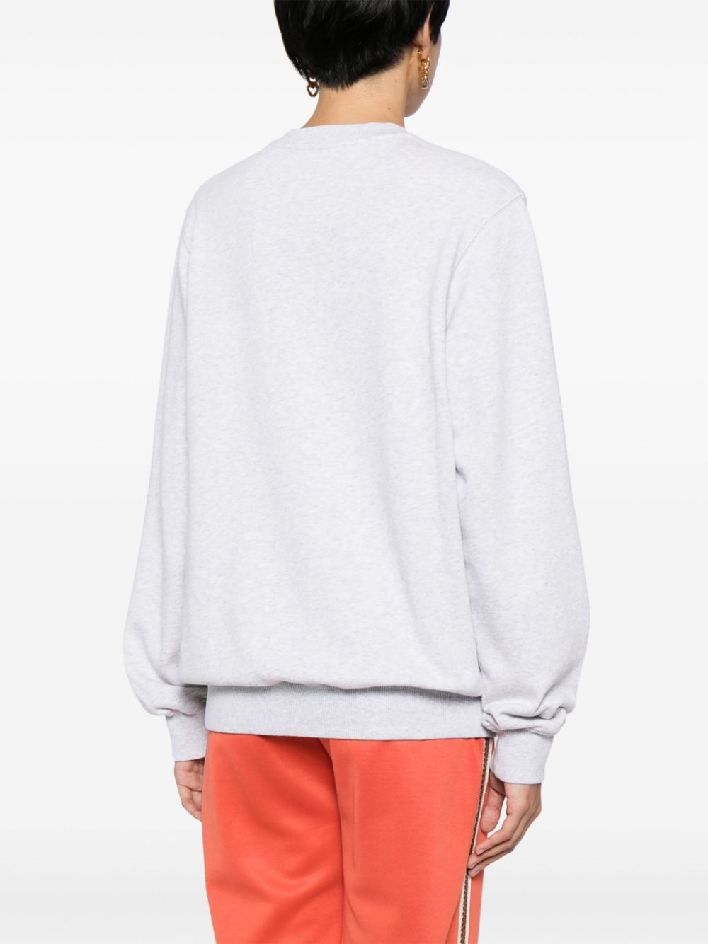 Casa Way-embroidered cotton sweatshirt