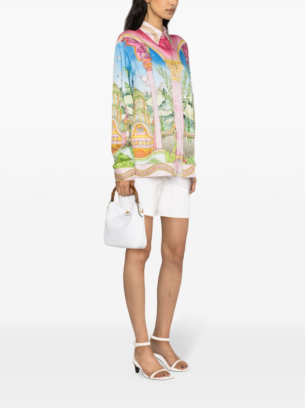 Le Jardin Ideal-print shirt