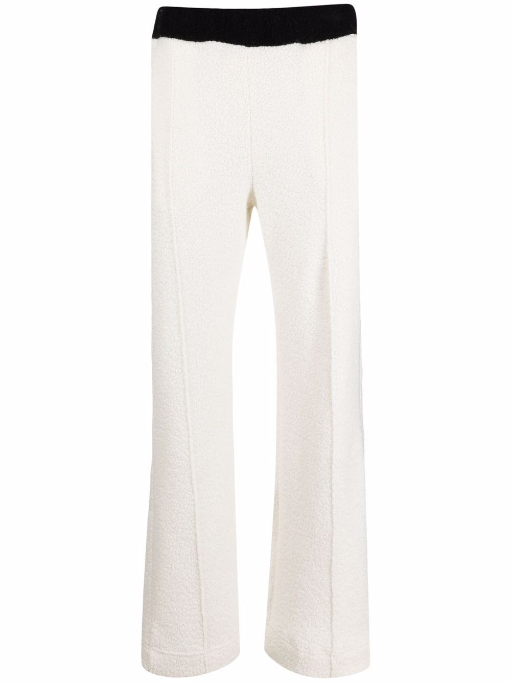 colour-block terrycloth track pants