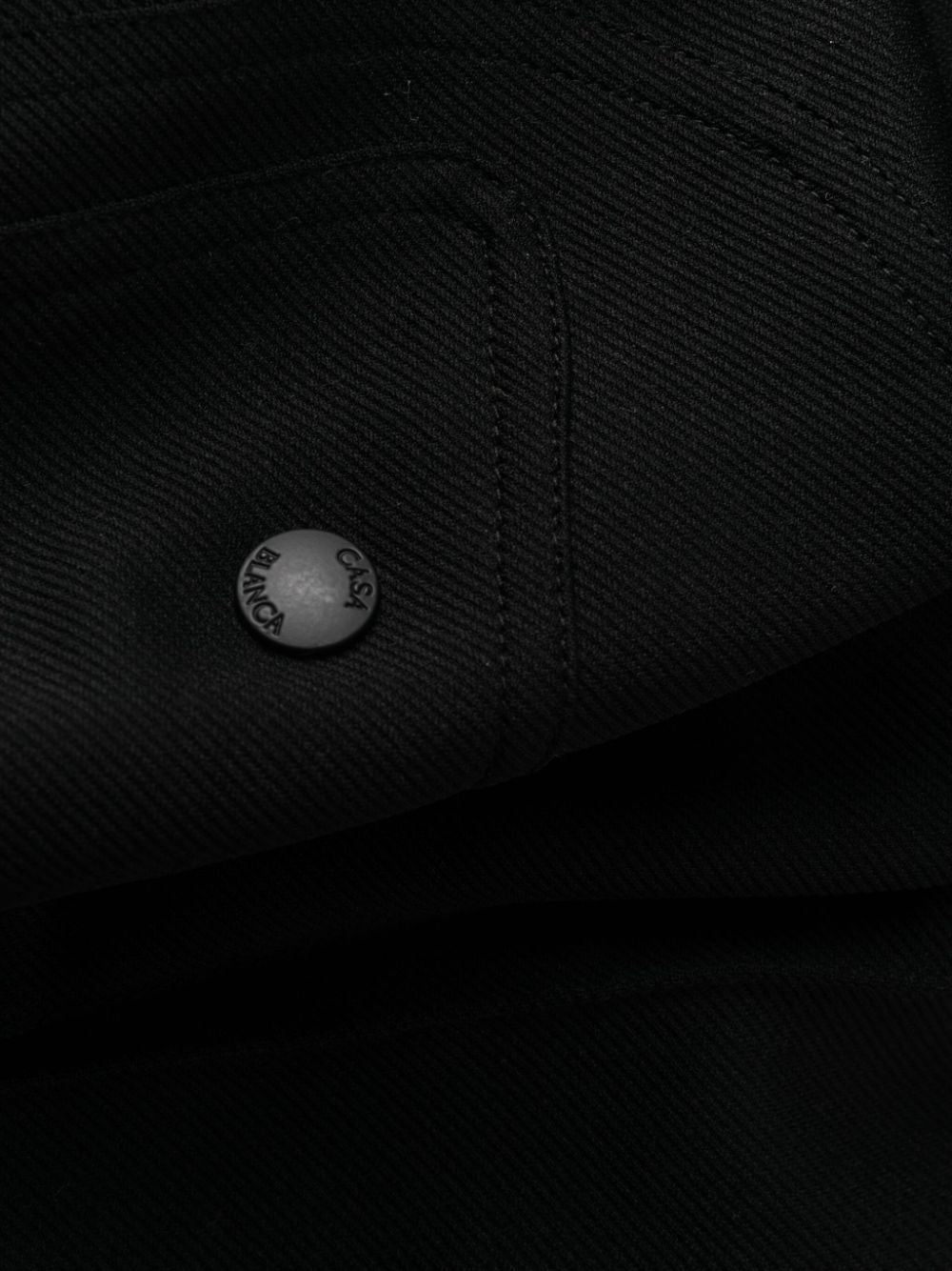 lyocell-cotton blend stirrup trousers