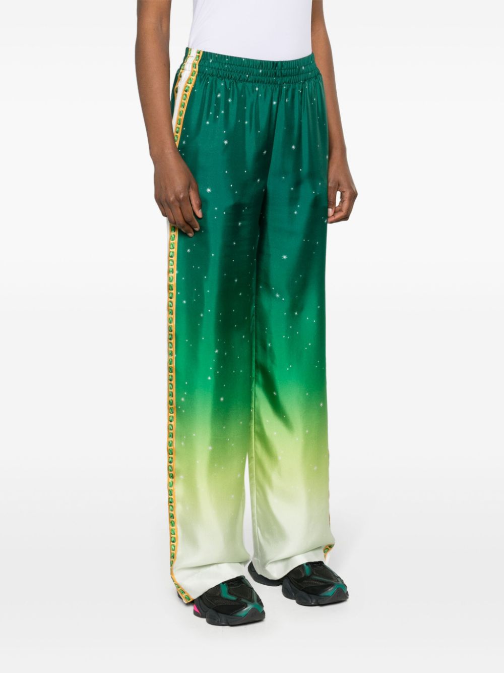Pantalon en soie Joyaux D'Afrique