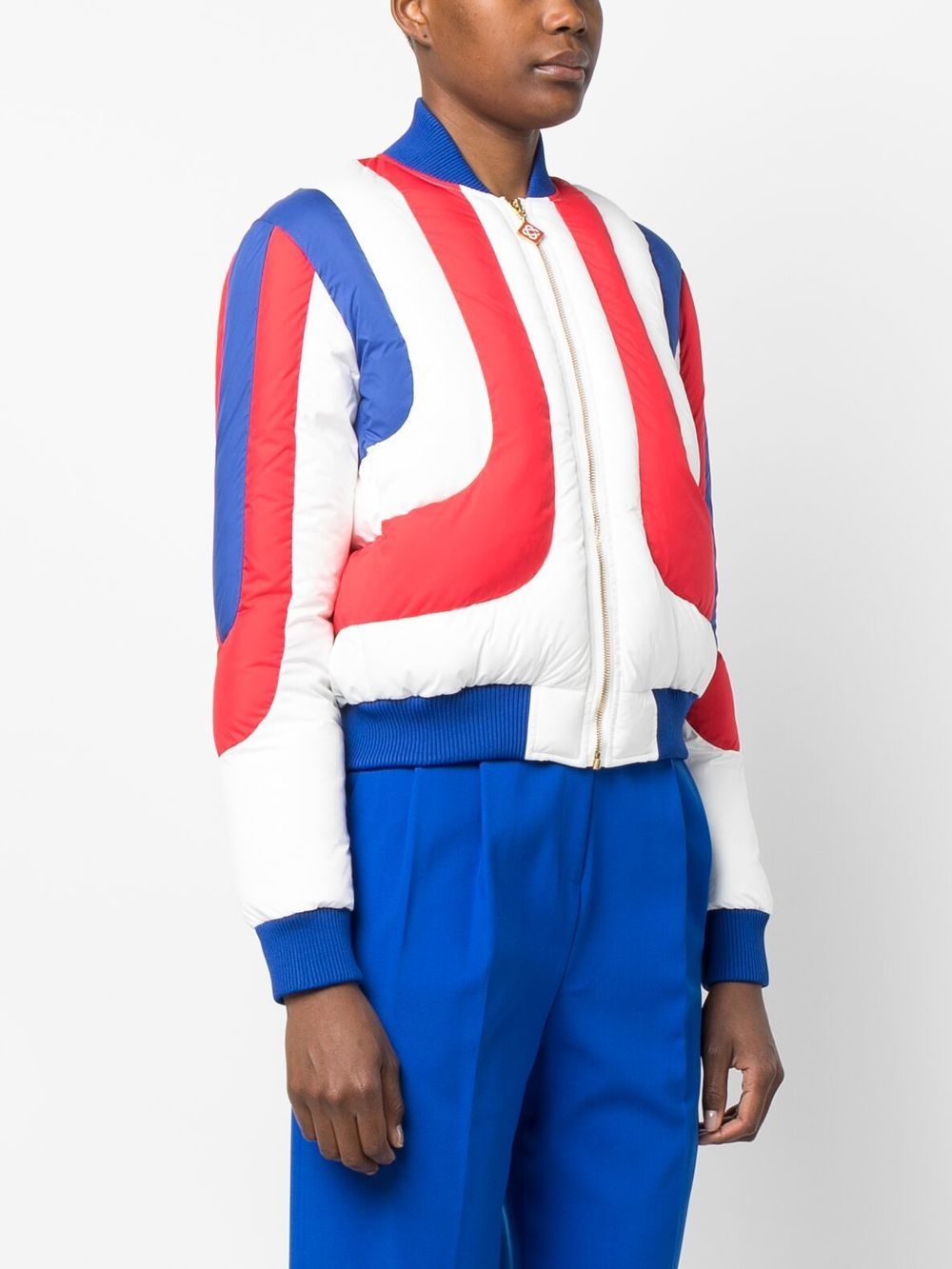 veste matelassée à fermeture éclair
