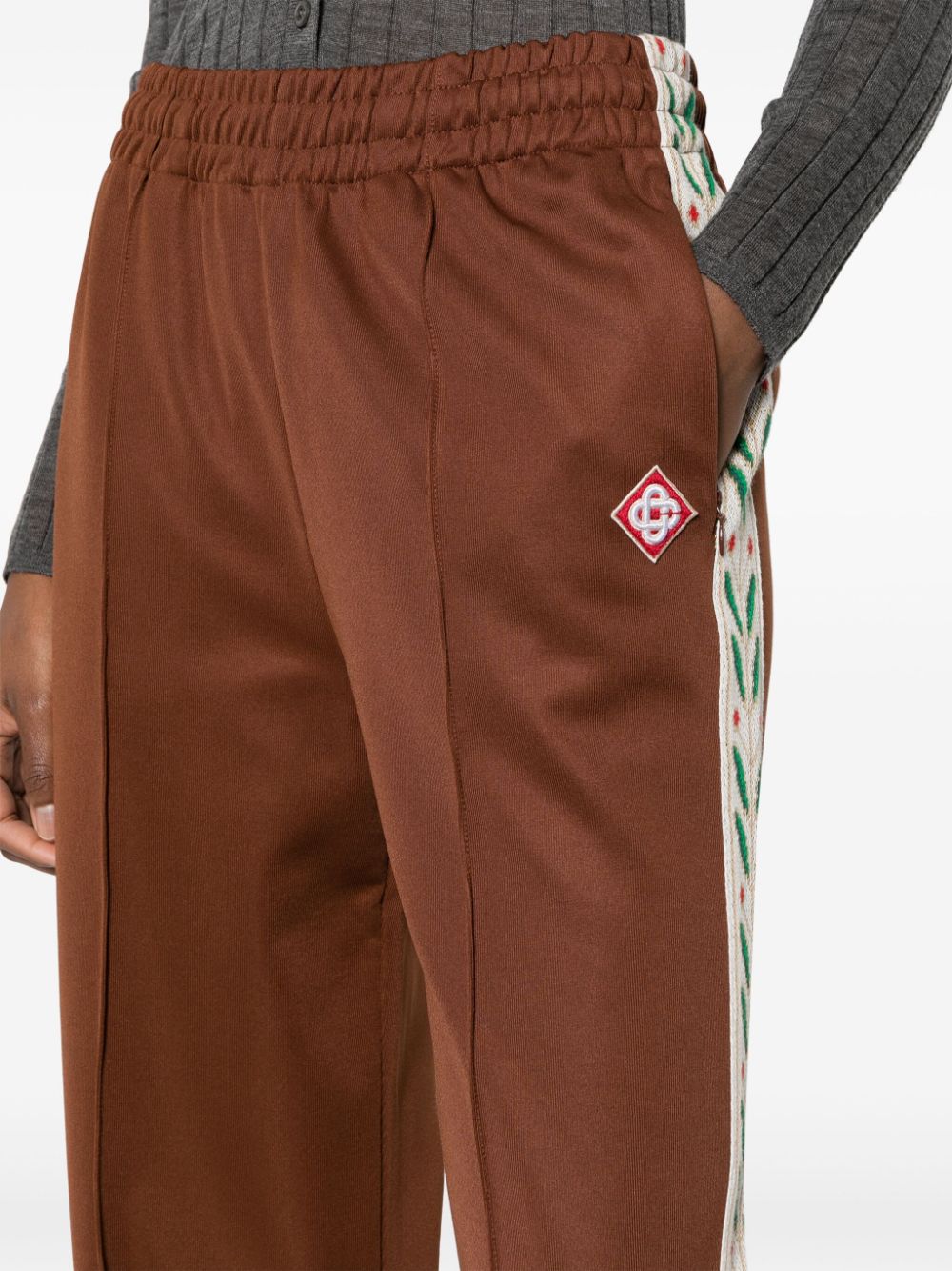 Laurel straight-leg track pants