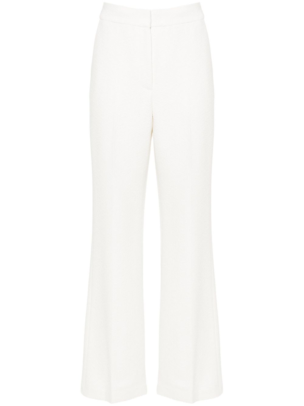 bouclé tailored trousers