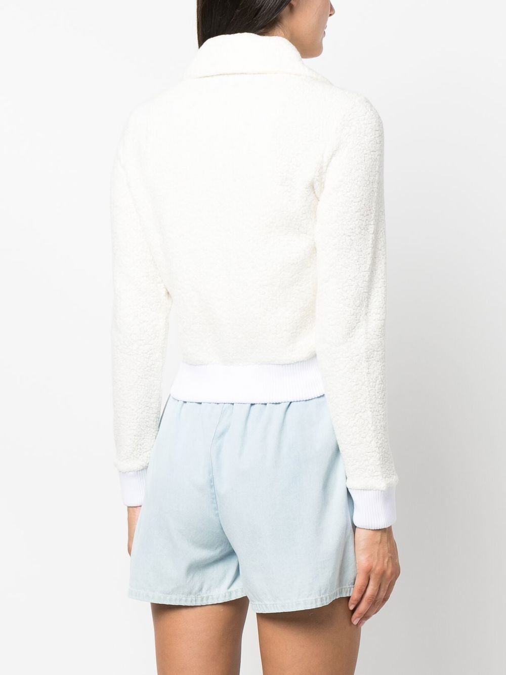 veste zippée avec logo brodé