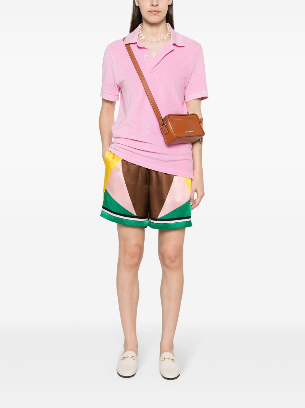Short en soie Casa Sport