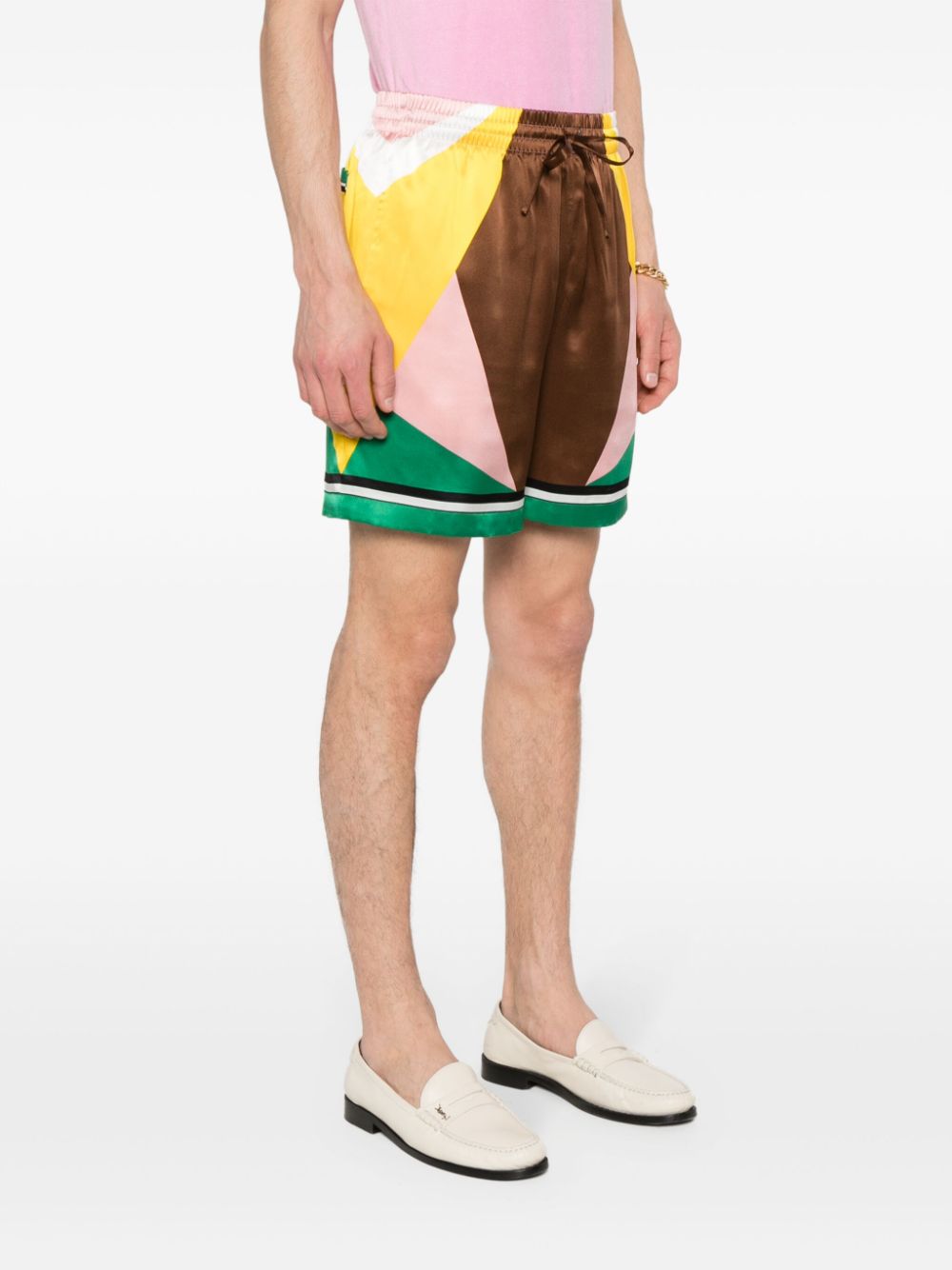 Short en soie Casa Sport