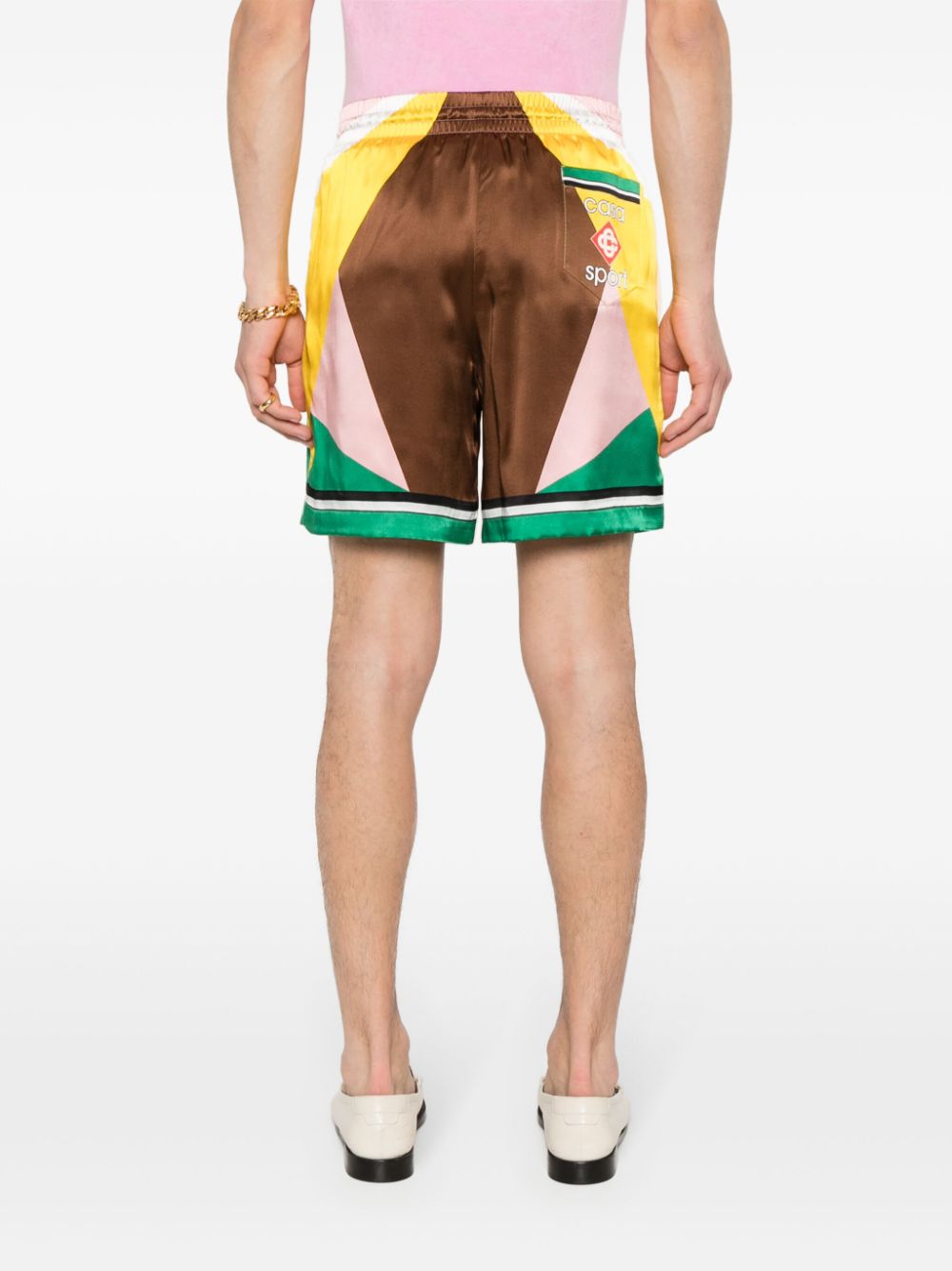 Short en soie Casa Sport