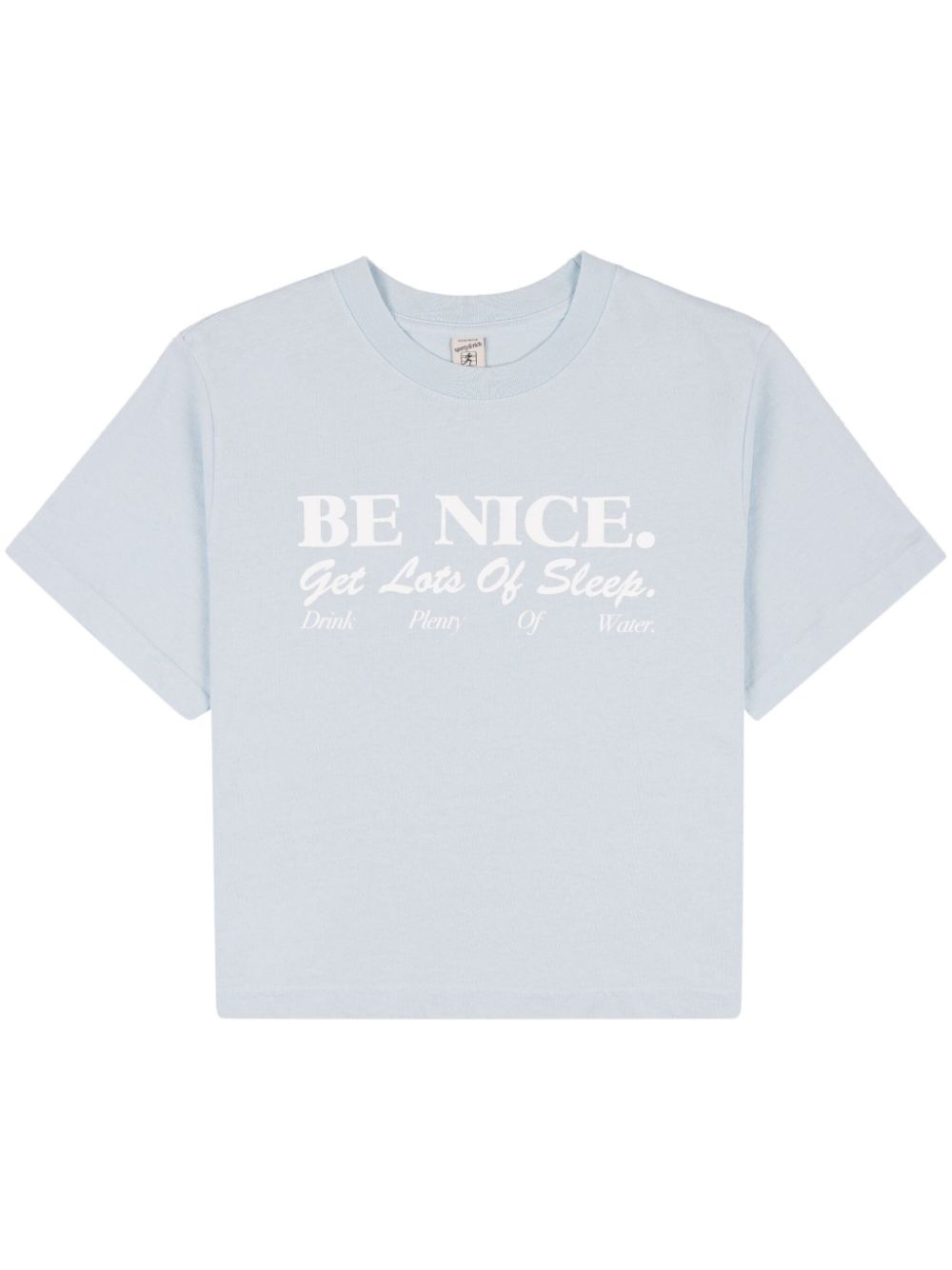 Be Nice cropped cotton T-shirt