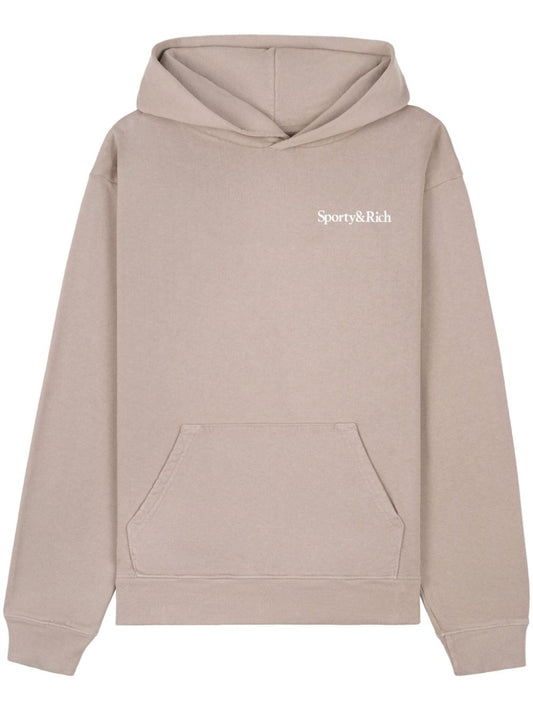 Sweat à capuche en coton La santé est la richesse