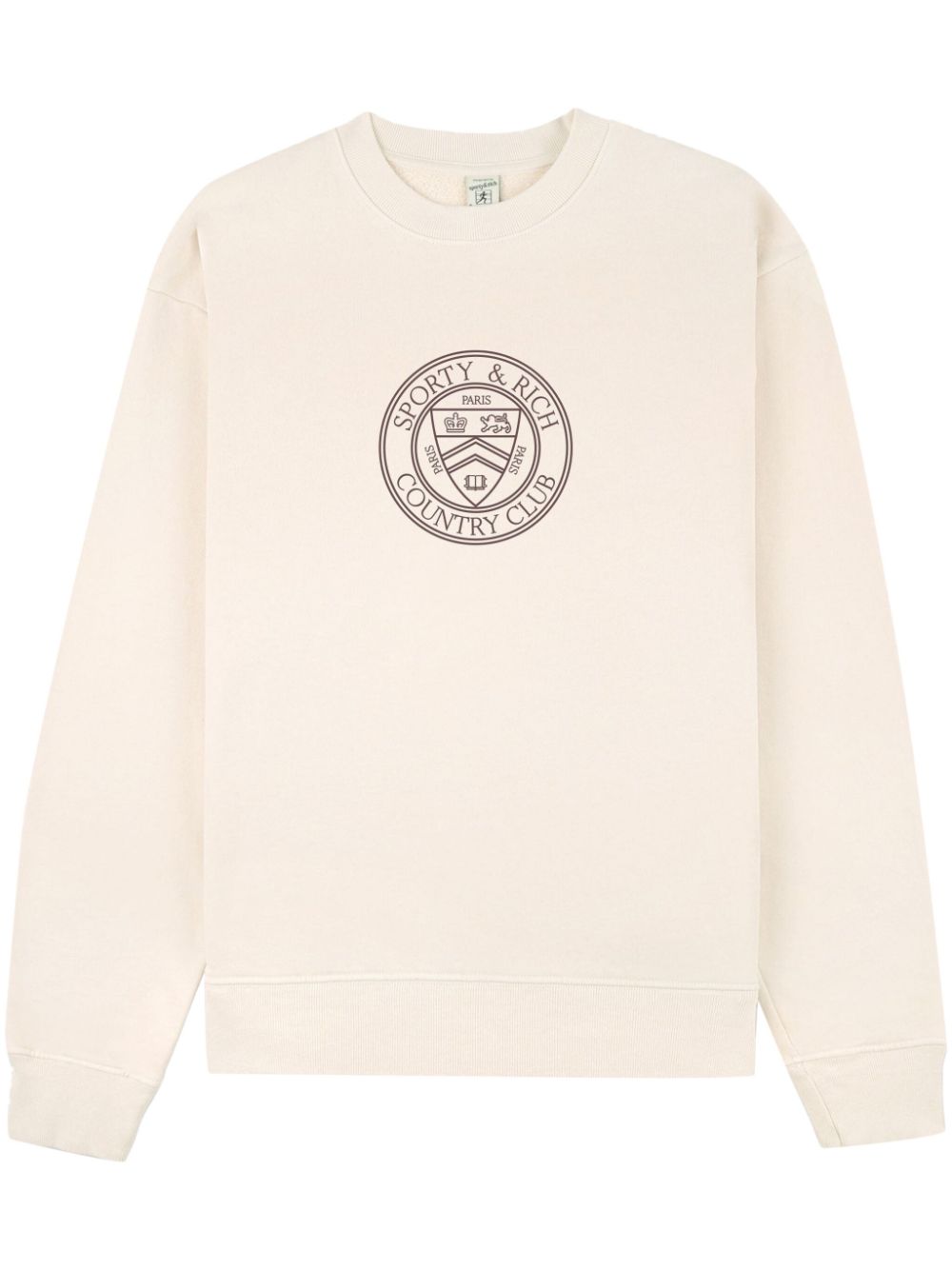 Sweat-shirt en coton avec écusson du Connecticut