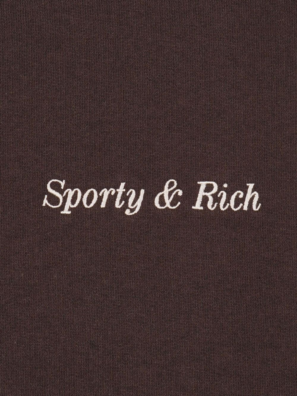 Sweat-shirt en coton avec logo classique