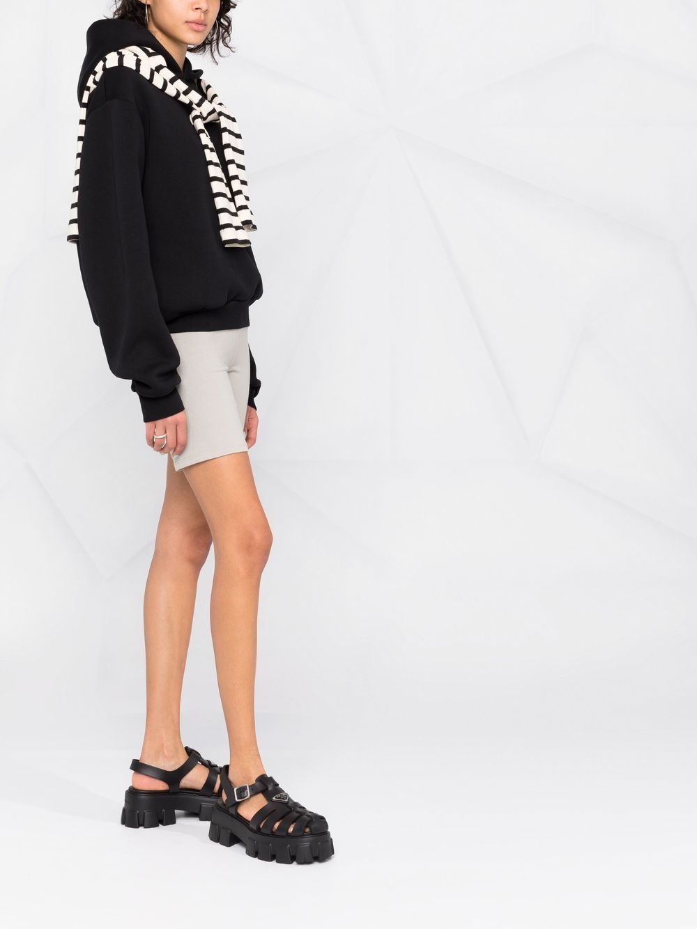 logo-print stretch shorts