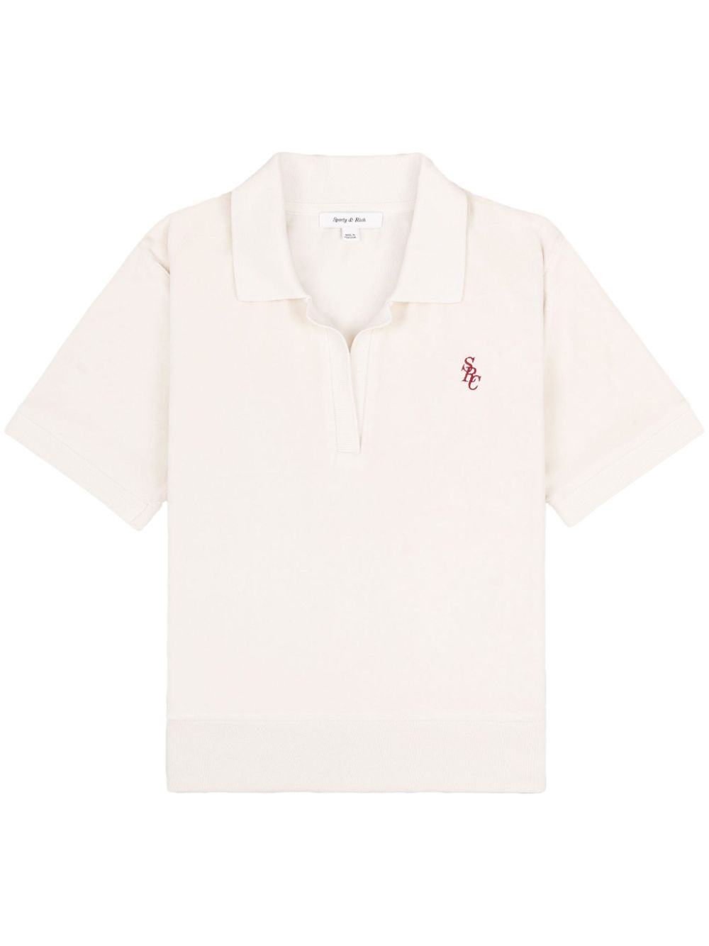 Polo en coton velours SRC