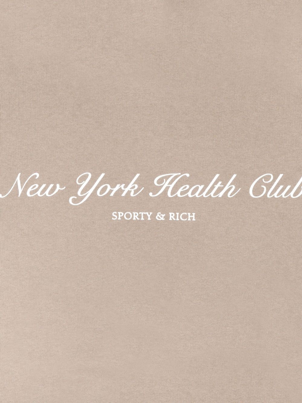 Sweat à capuche court NY Health Club