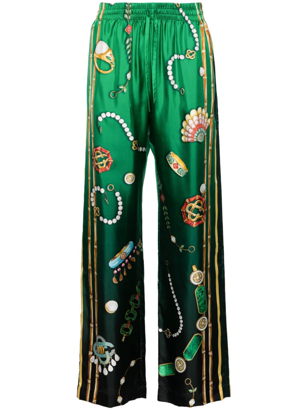 Pantalon en soie La Boite A Bijoux