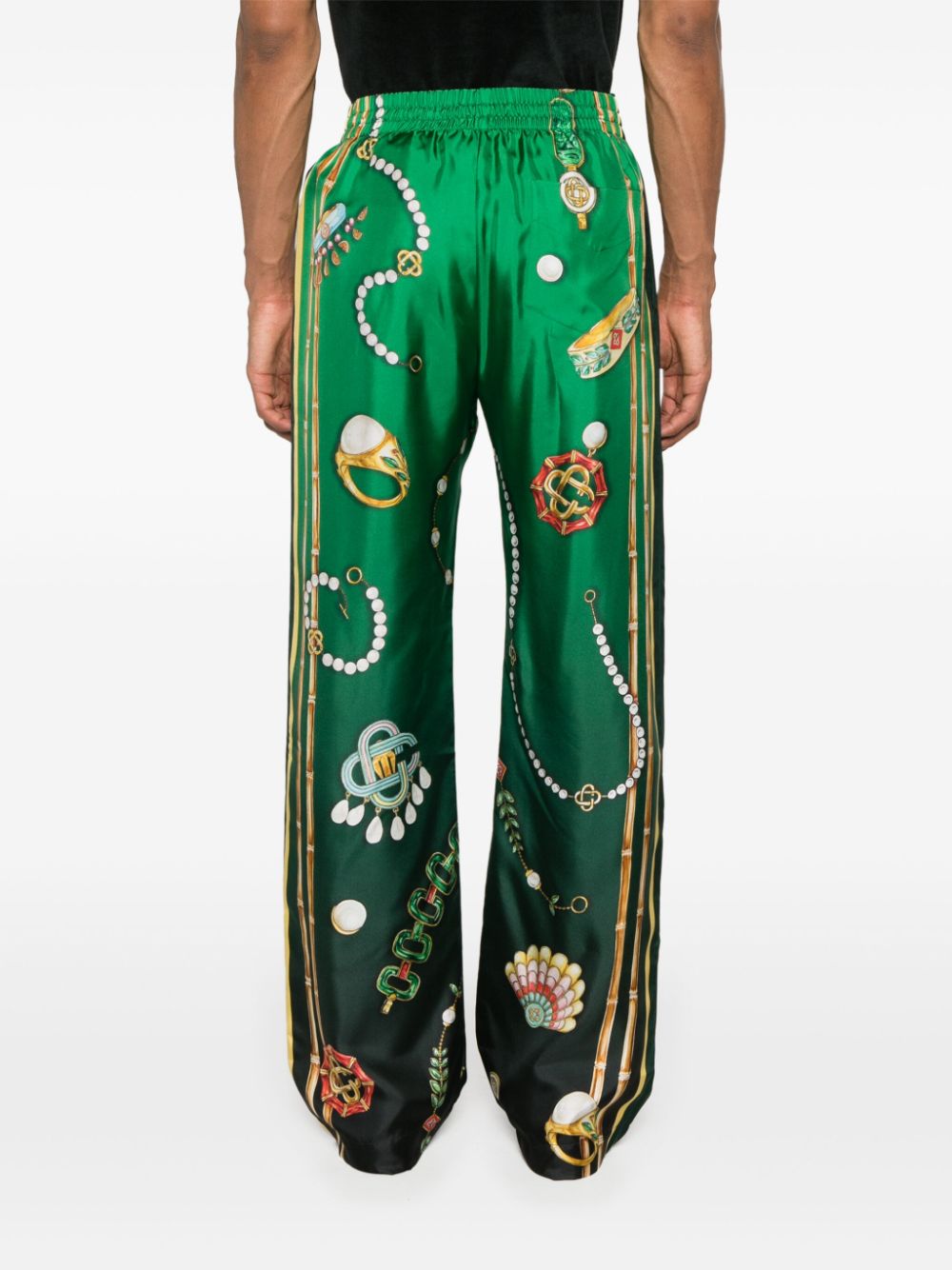 Pantalon en soie La Boite A Bijoux