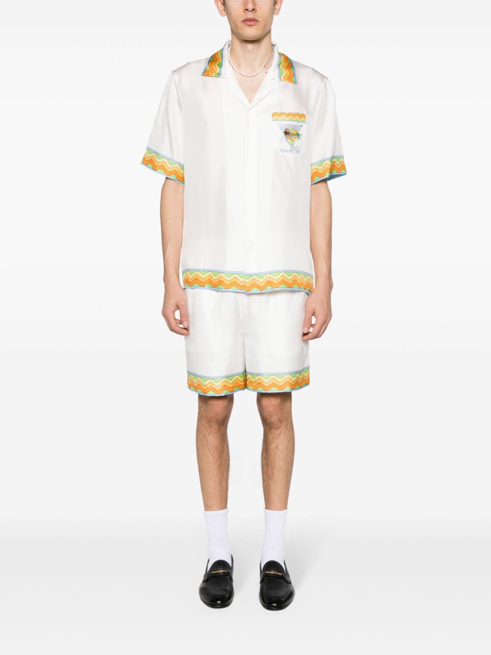 Afro Cubism silk shirt