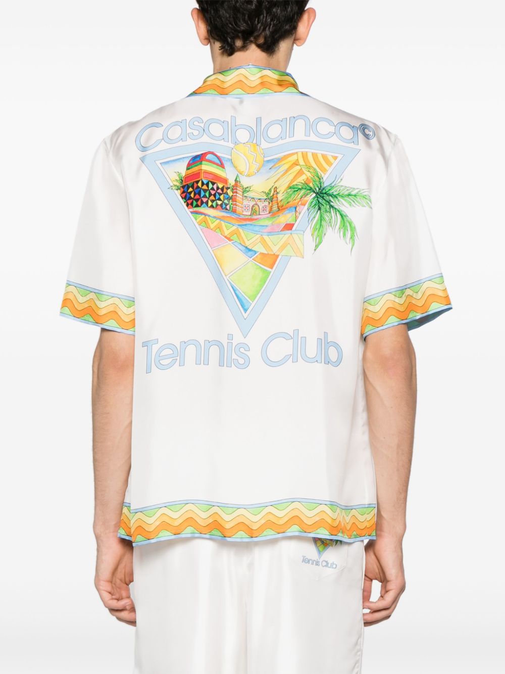 Afro Cubism silk shirt