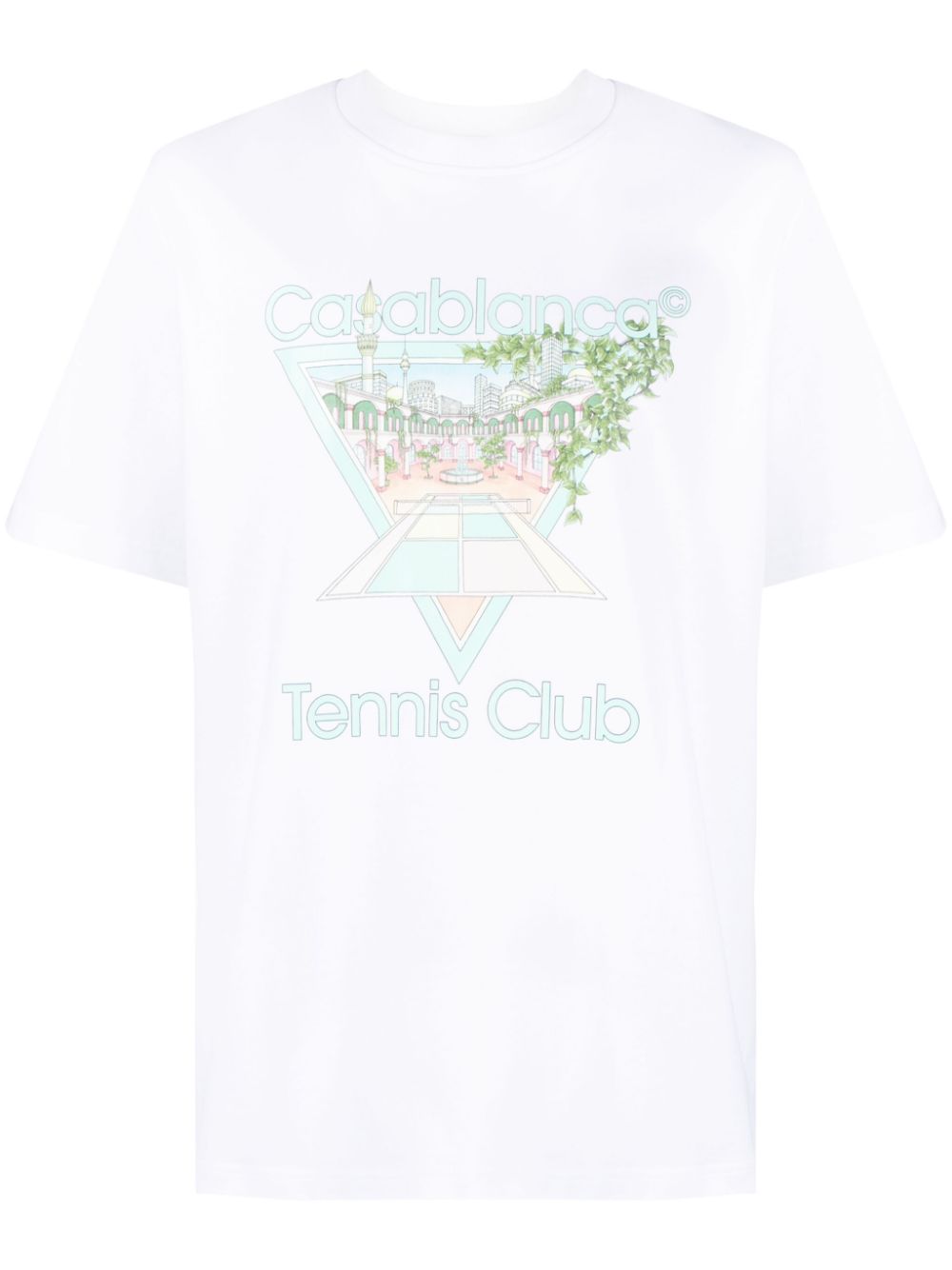 T-shirt en coton avec icône du club de tennis