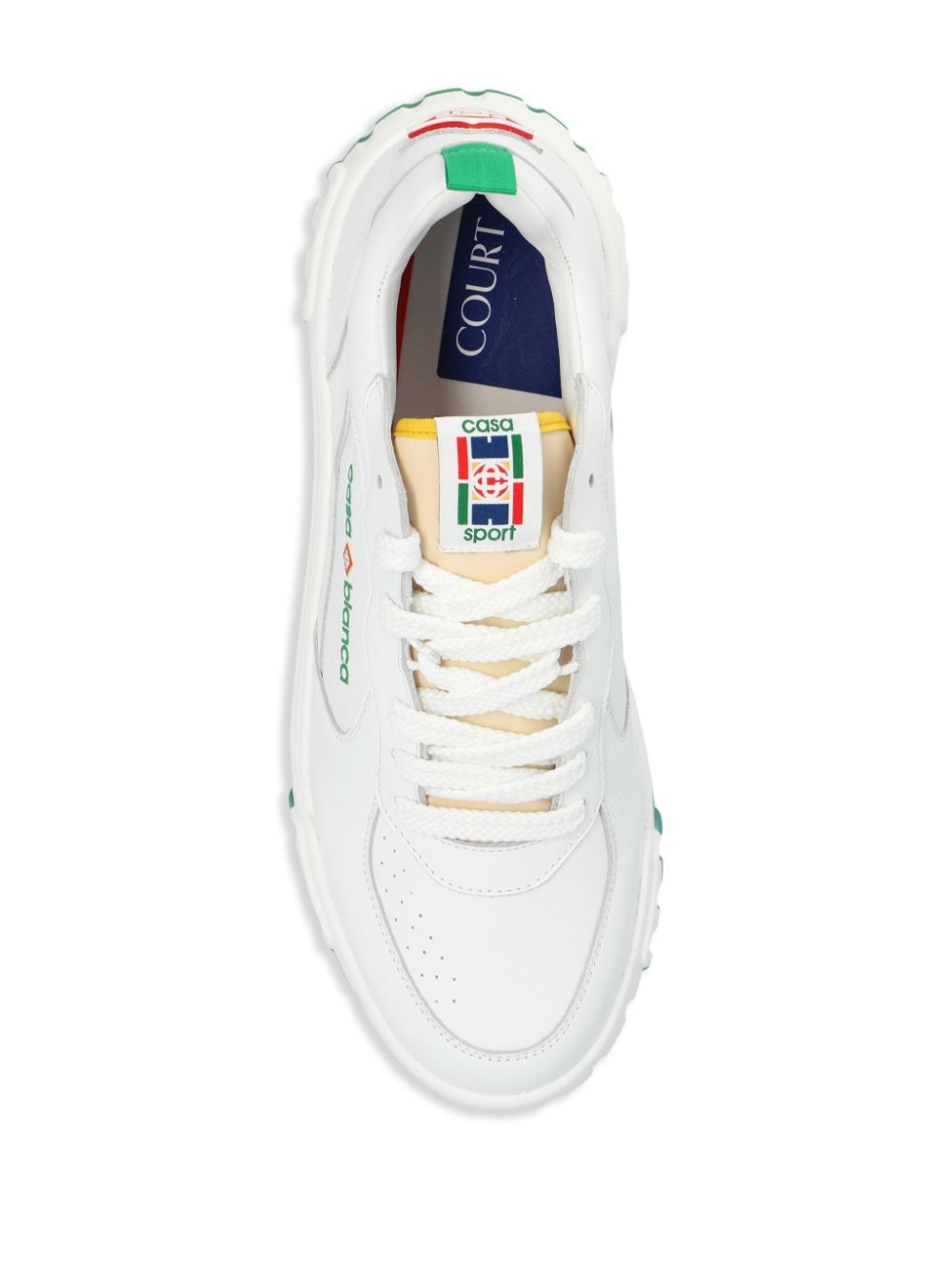 Court leather sneakers