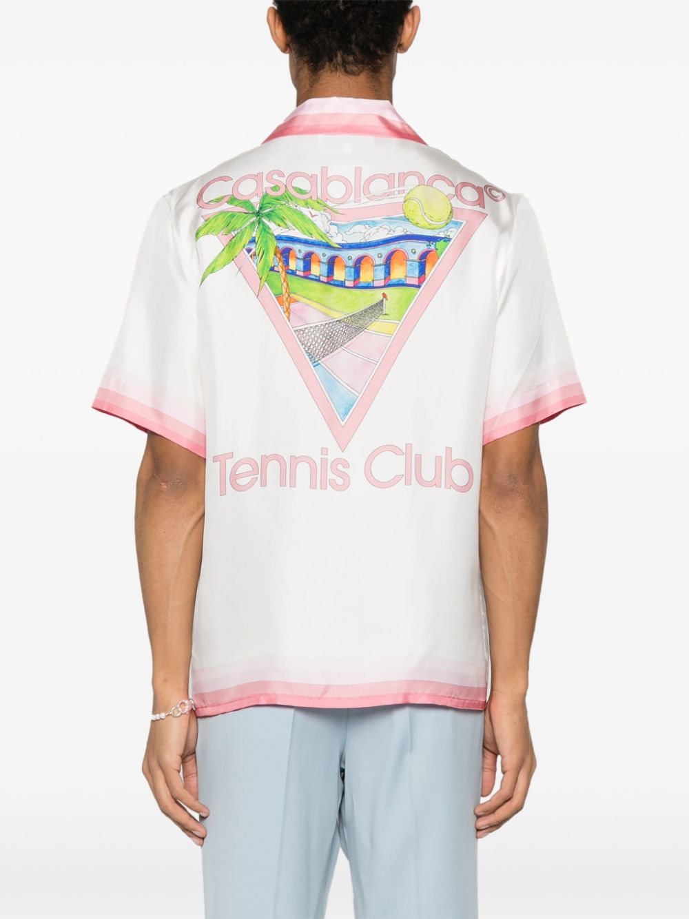 Chemise en soie Tennis Club Icon