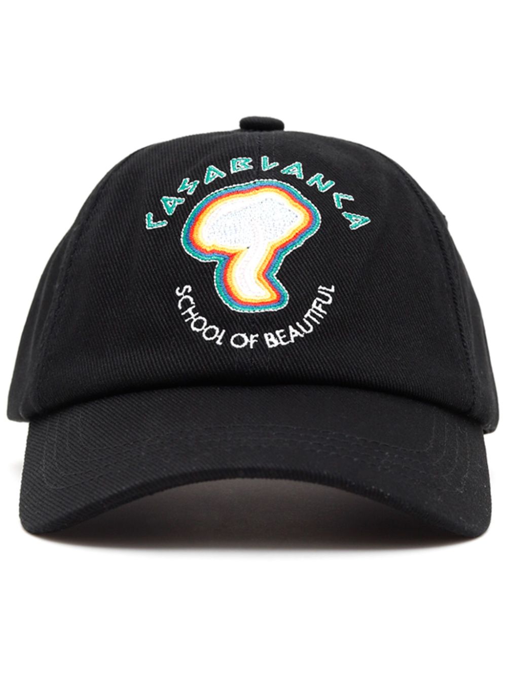 logo-embroidered cap
