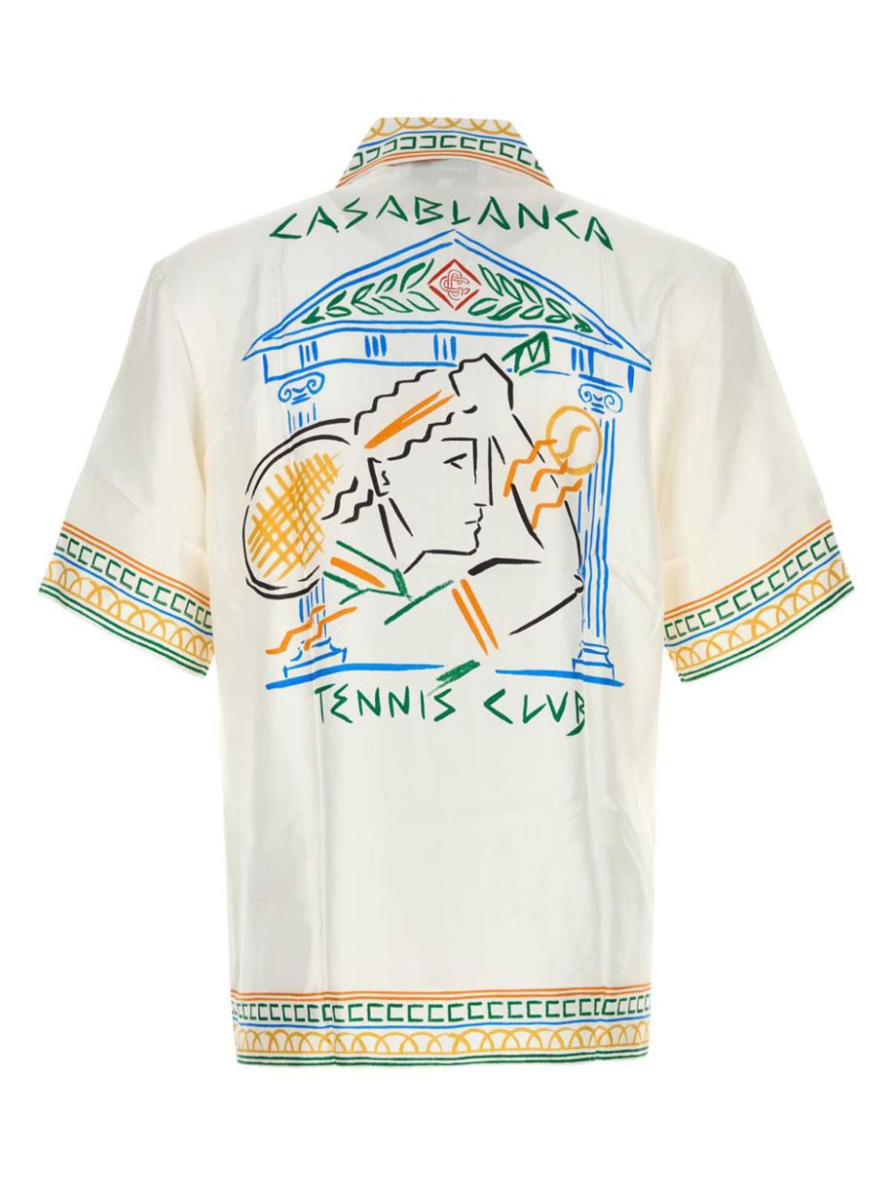 graphic-print shirt