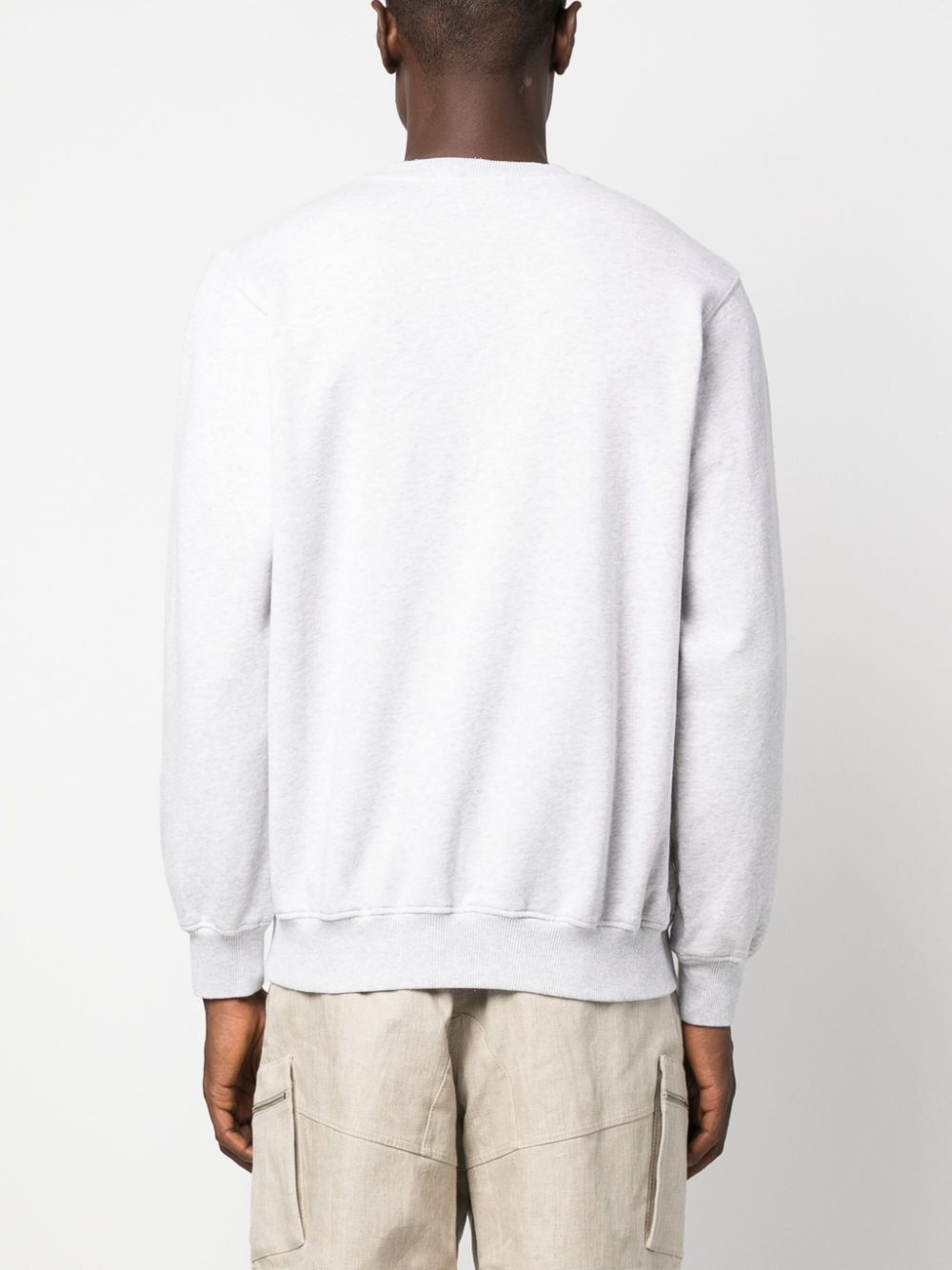Casa Way-embroidered cotton sweatshirt