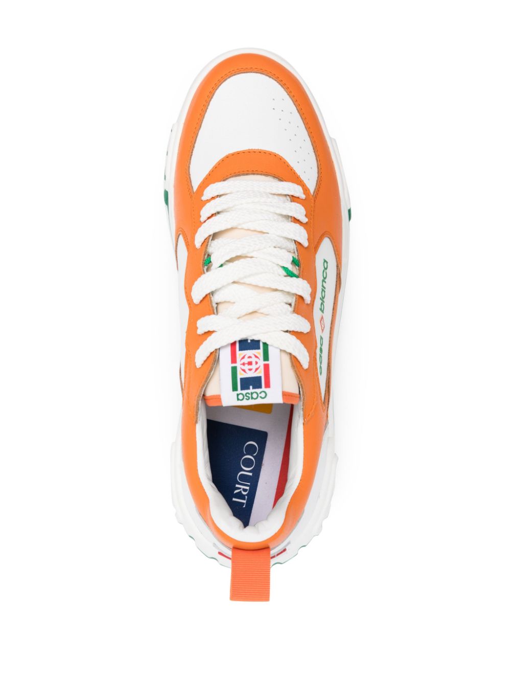 Court leather sneakers