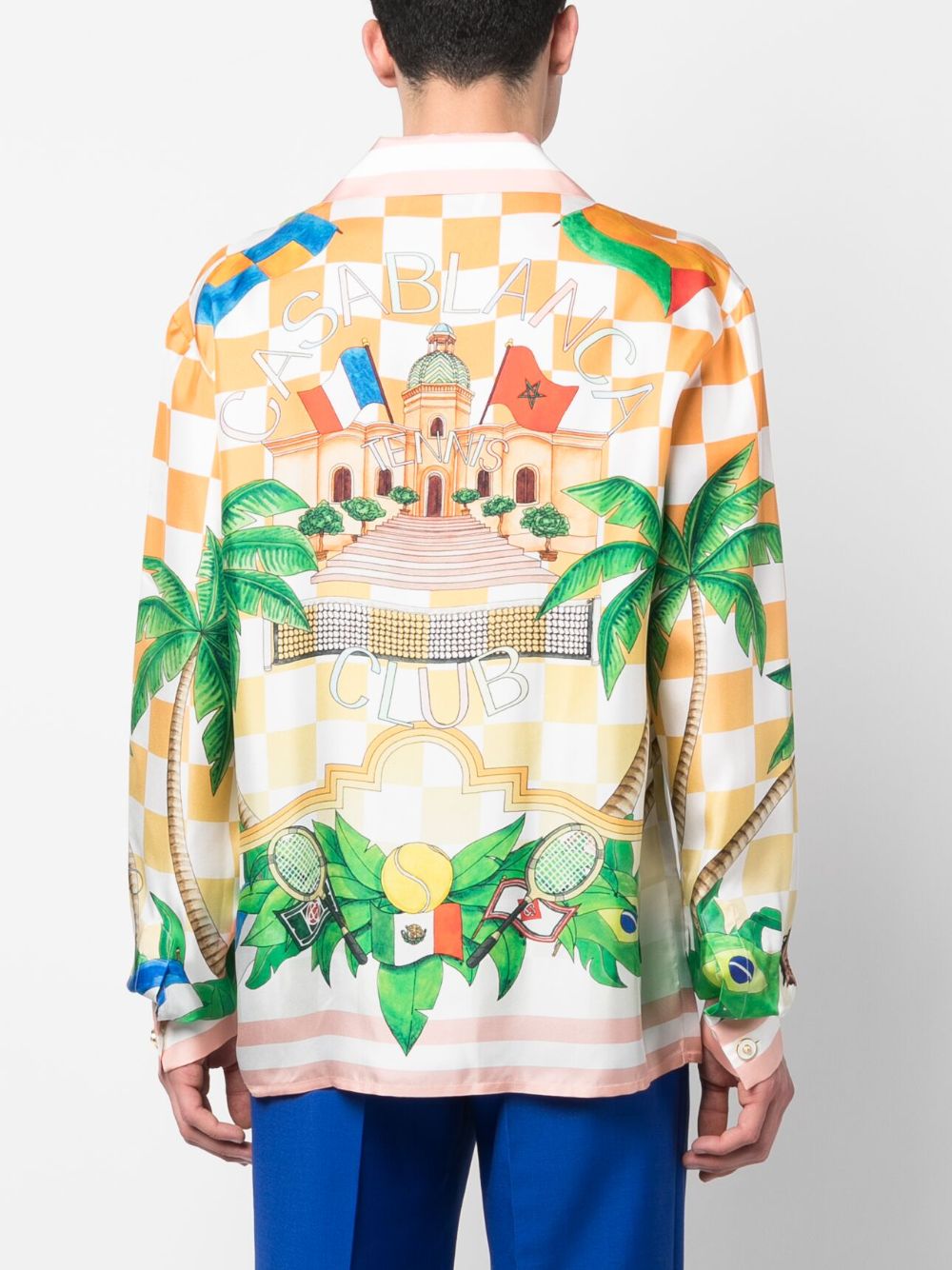 Tennis Club silk shirt