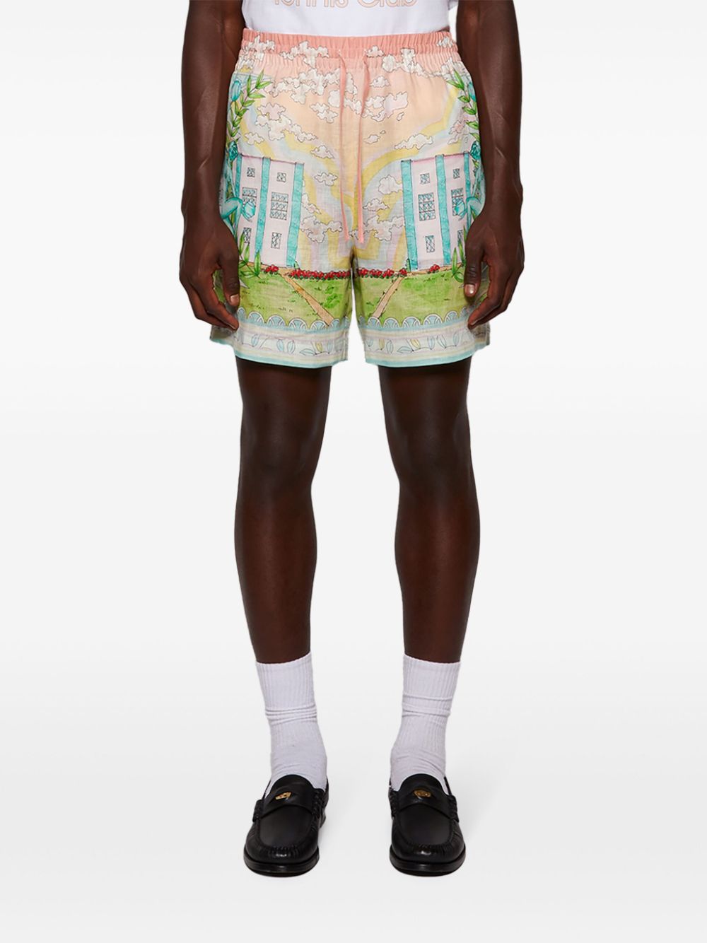 Short en lin Vase