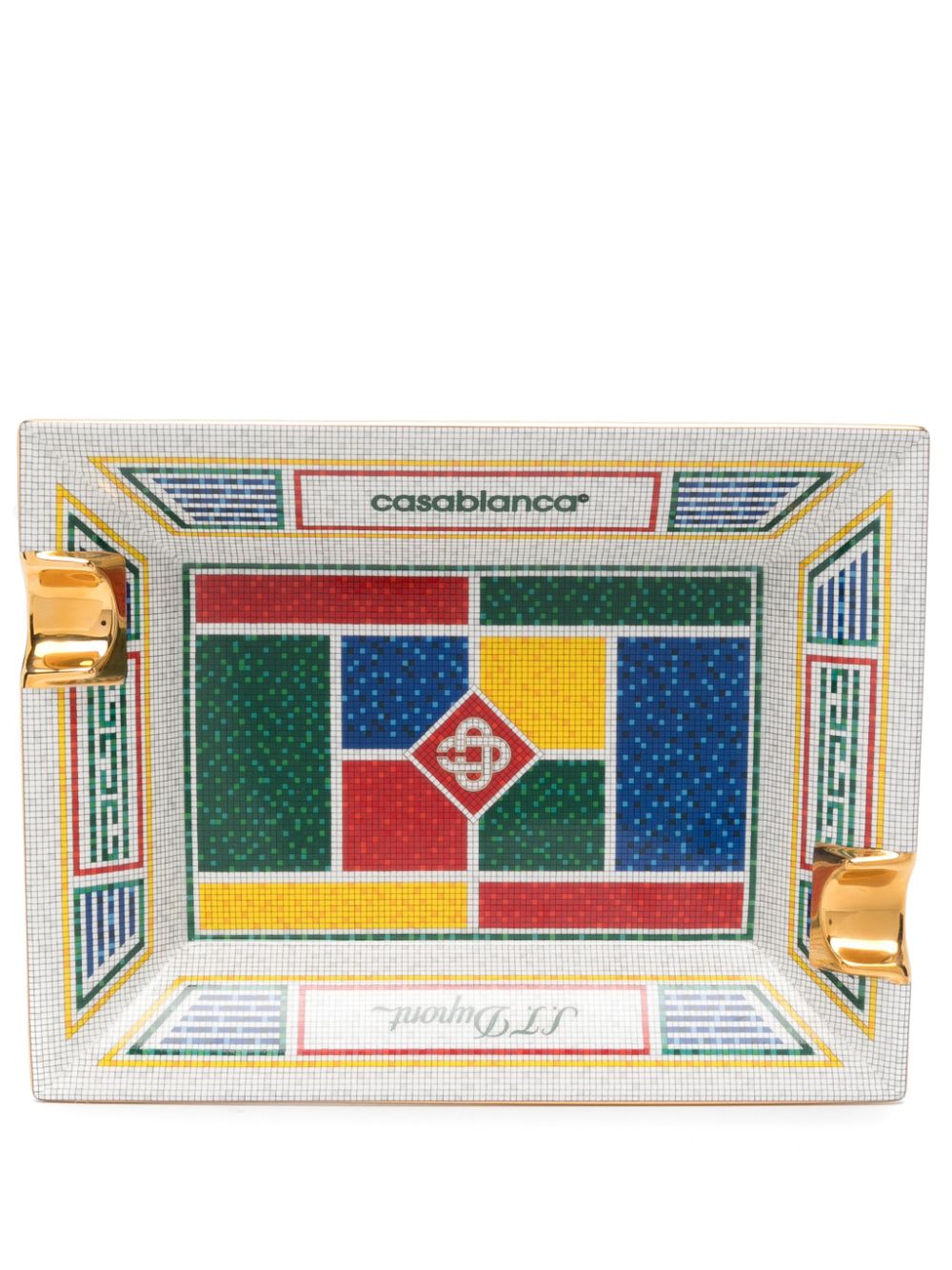 x ST Dupont grand cendrier Mosaïque (22cm x 17cm)