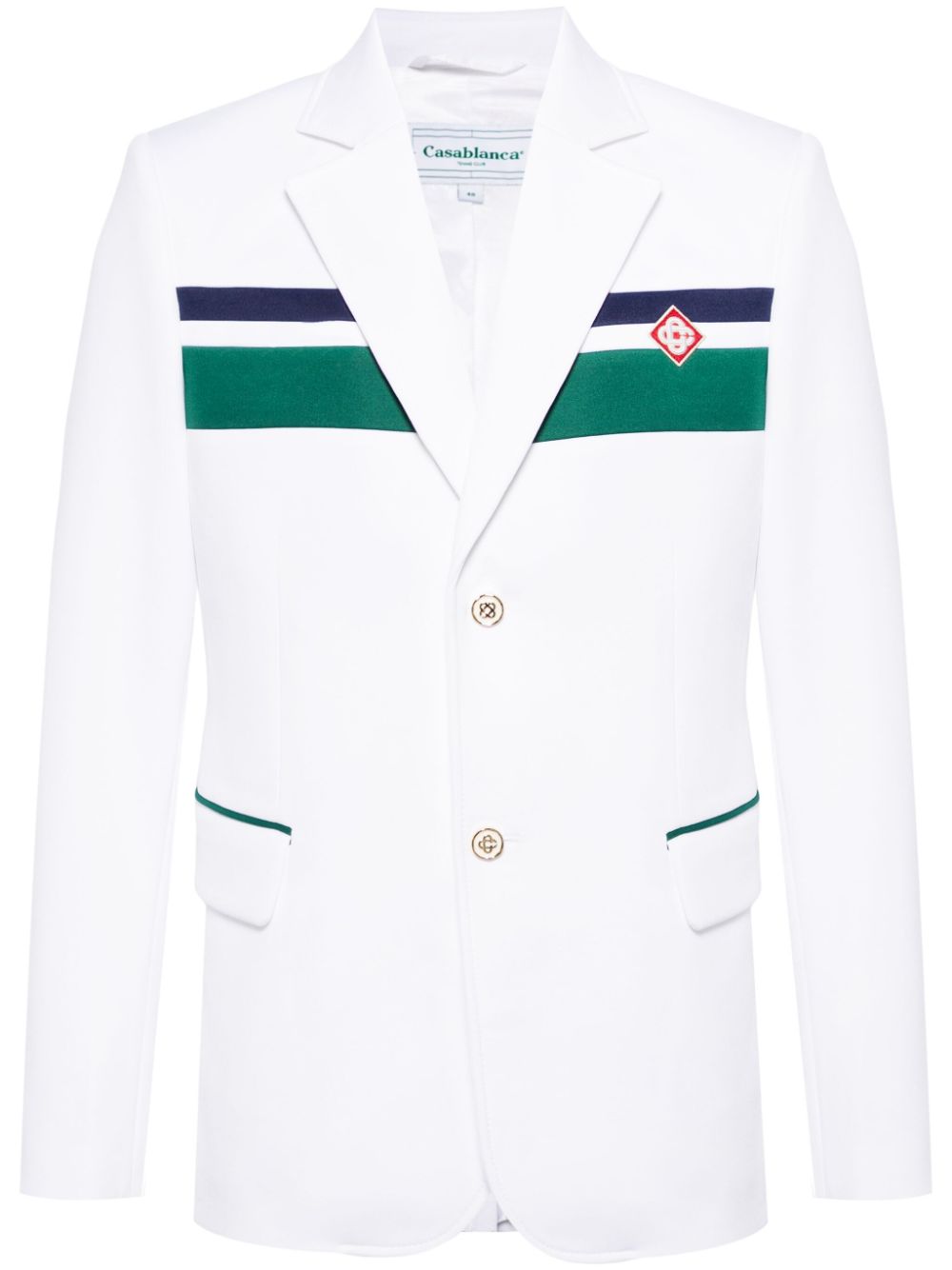 Blazer rayé Casablanca