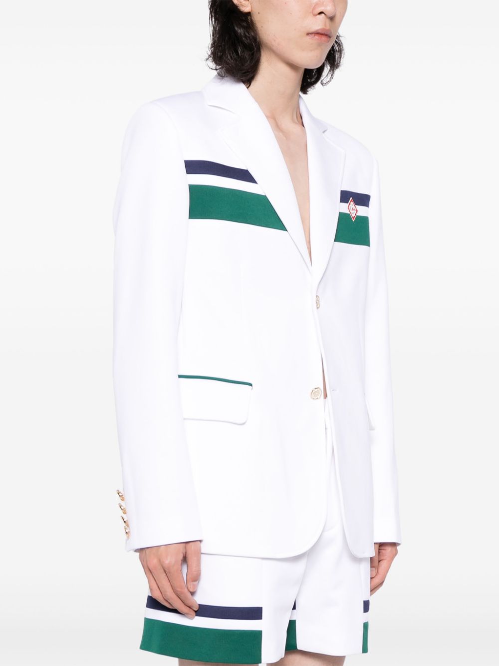 Blazer rayé Casablanca