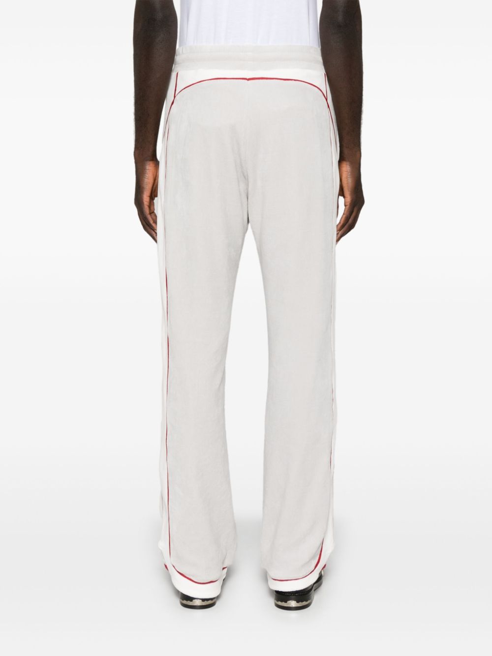 velour track pants