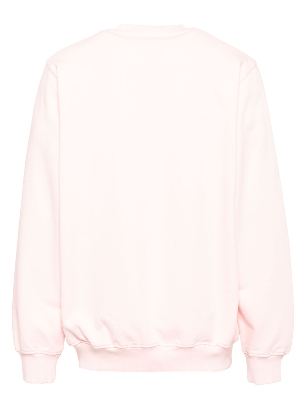 Stacked logo-embroidered sweatshirt