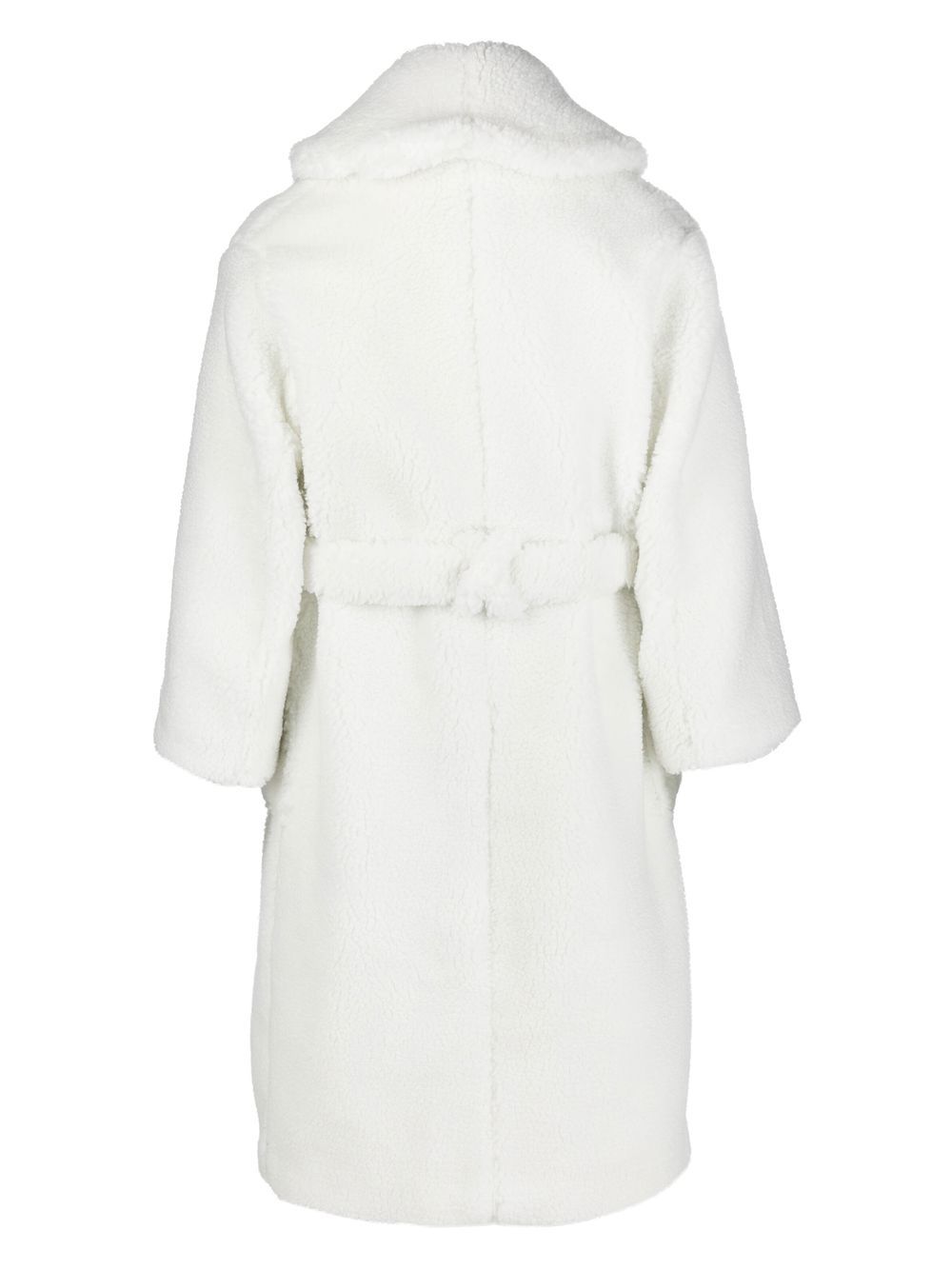 teddy-texture bathrobe