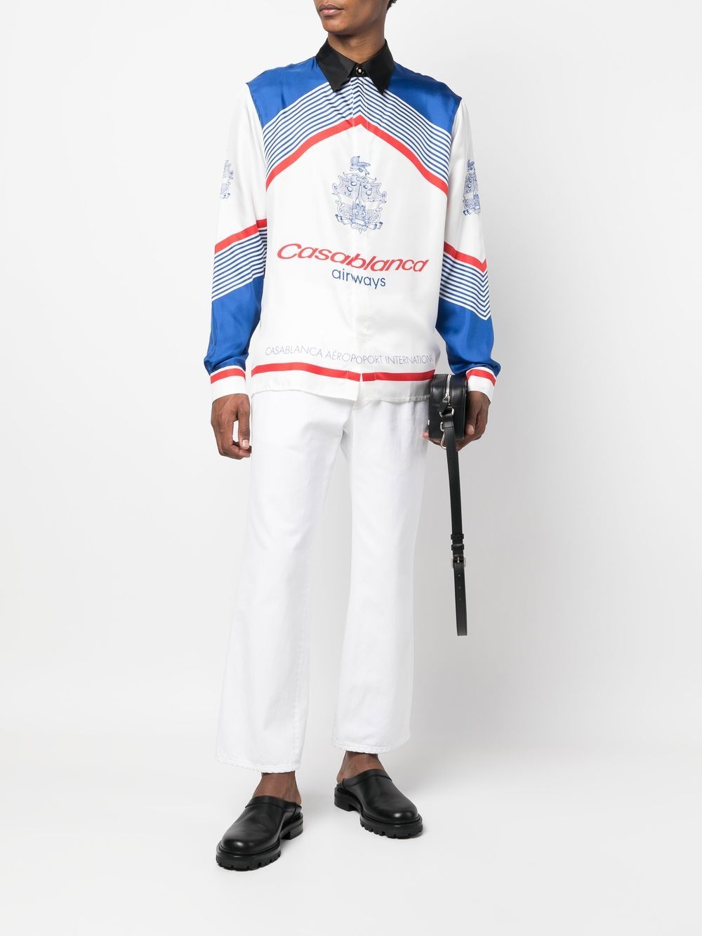 Casablanca Airways silk shirt