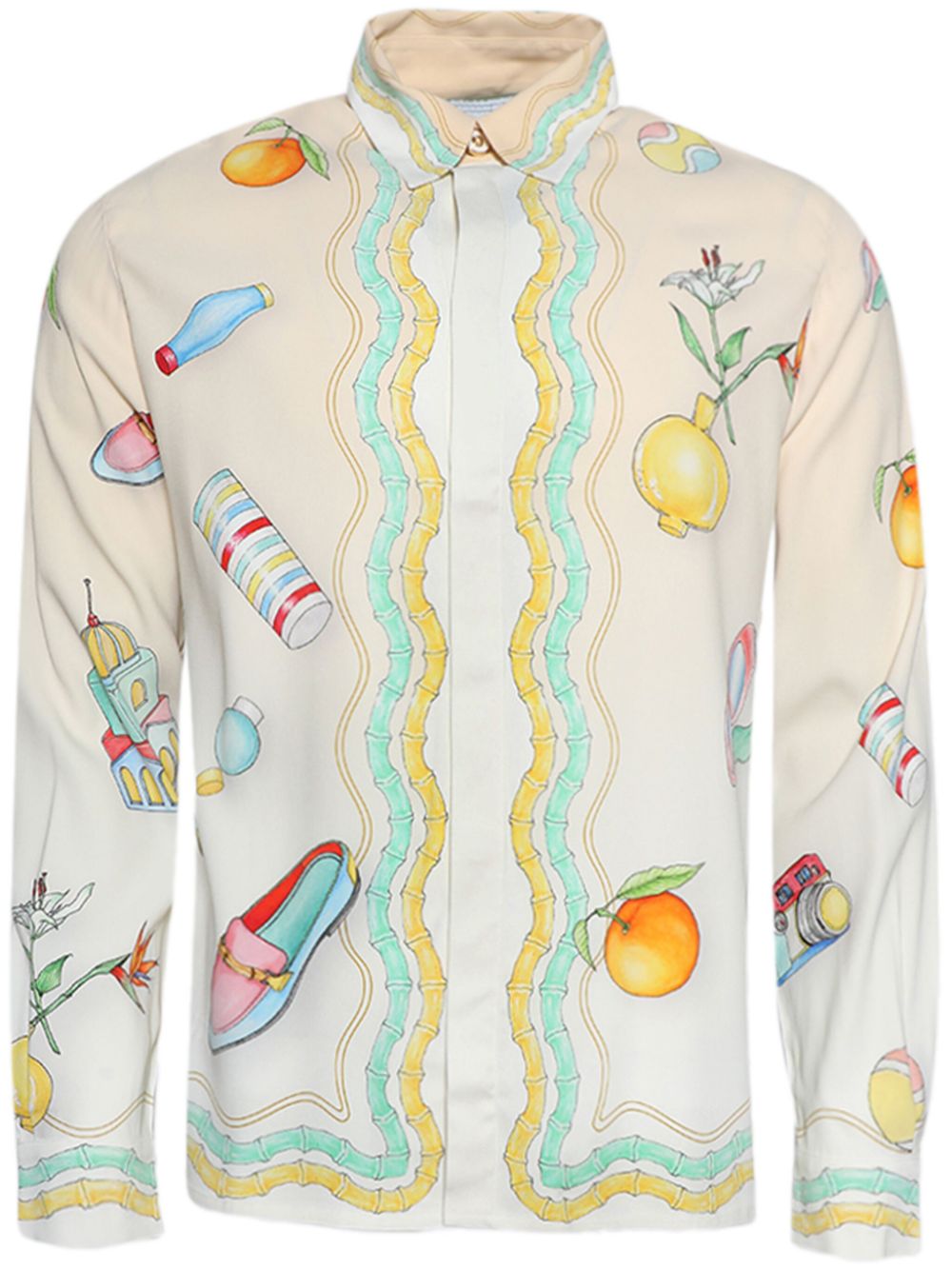 Chemise à imprimé all over