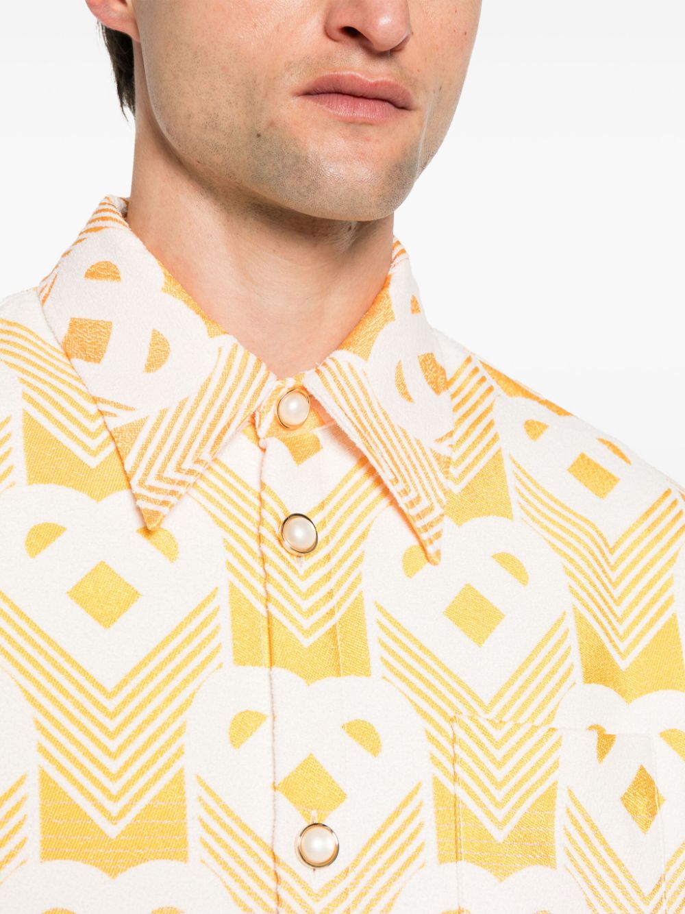 veste chemise effet éponge