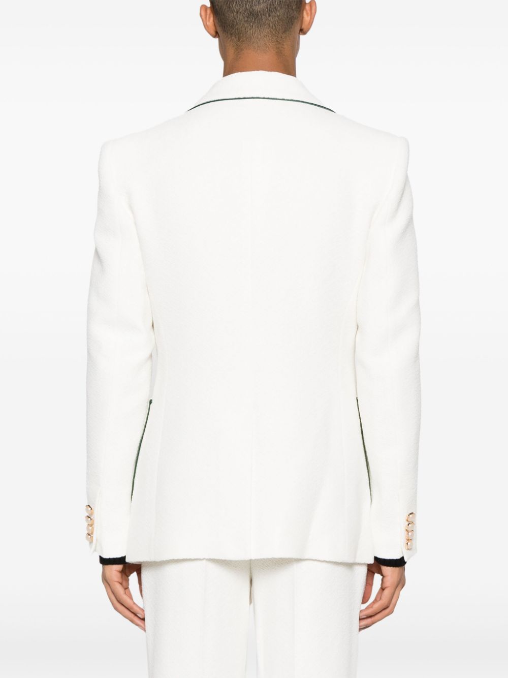 Blazer de tennis à boutonnage simple