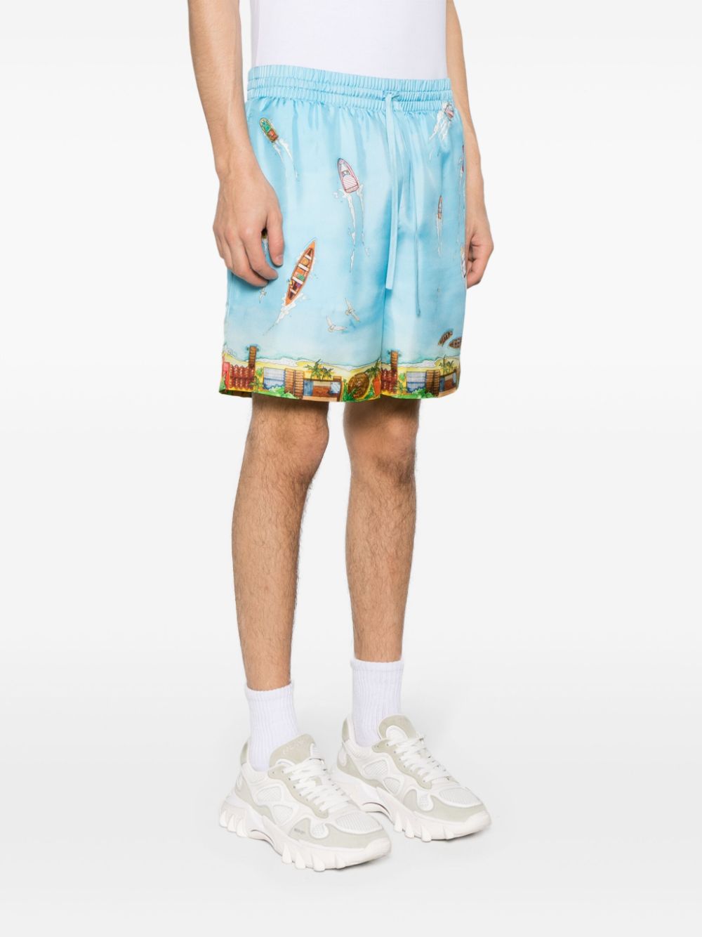 Short en soie Maison Sur Piloti